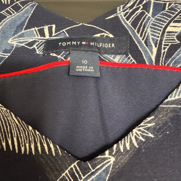 Multi color navy blue dress - Picture 3 of 4